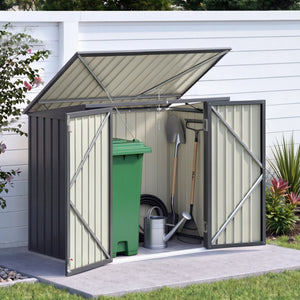 Wheelie Bin Storage Shed | Lockable Steel Garden Enclosure