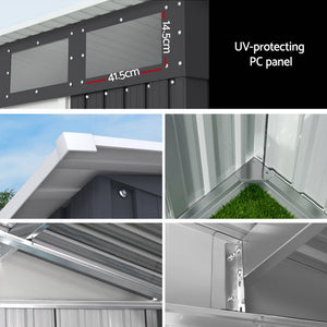 Garden Shed | 2.38x1.99M | Outdoor Storage | Tool Workshop | House Shelter