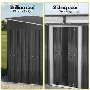 Outdoor Storage Shed | 2.60x1.95m | Tool Workshop Shelter