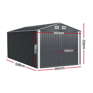 Garden Shed | Sheds Outdoor Storage | 3x5.38M | Tool Workshop | House Shelter