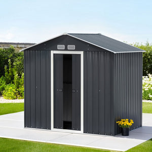 Garden Shed | Outdoor Storage | 2.15x1.3M | Tool Workshop | House Shelter | Sliding Door
