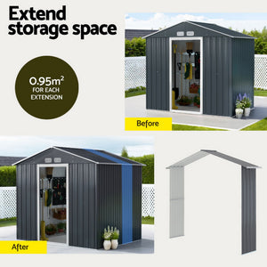 Garden Shed | Outdoor Storage | 2.15x1.74M | Tool Workshop | House Shelter | Extension Kit