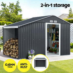 Garden Shed | 3.22x1.96M | Outdoor Storage | Tool Workshop | House Shelter