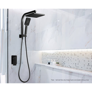 Shower Mixer Tap | Wall Bath Taps | Brass | Hot Cold | Basin | Bathroom | Black