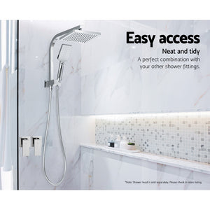 Shower Twins Tap | Wall Bath Taps | Brass | Hot Cold | Basin | Bathroom | Chrome