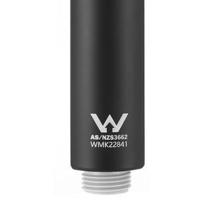 Handheld Shower Head | 3.1" | High Pressure | 3 Spray Modes | Square | Black