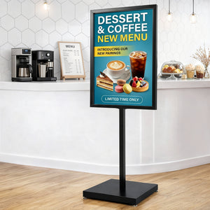 A1 Pedestal Sign Holder | Double Sided Poster Stand | 60x90cm