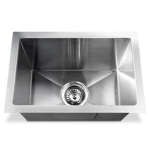 Cefito | Kitchen Sink | 45X30CM | Stainless Steel Basin | Single Bowl | Silver