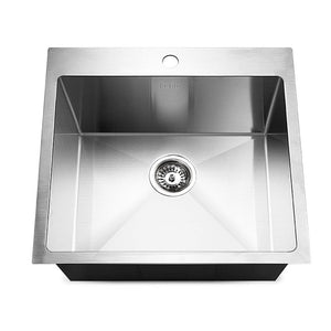 Cefito | Kitchen Sink | 53X50CM | Stainless Steel Basin | Single Bowl | Silver