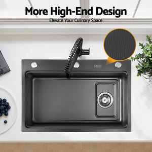 304 Stainless Steel Kitchen Sink | Bar Sink | Millet Grain Finish