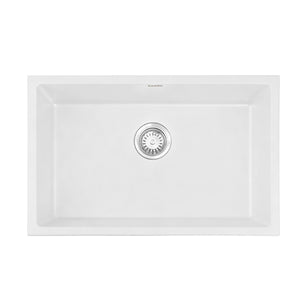 Granite Stone Sink | 70x45cm | Single Bowl | White