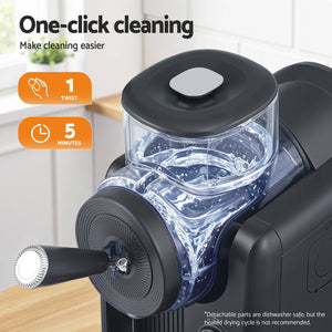 Devanti Slushie Machine 2L | Ice Cream, Smoothie & Milkshake Maker | Black