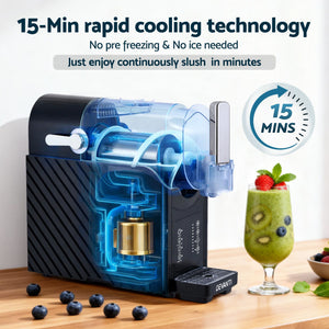 Slushie Machine | 1.8L | Frozen Drinks Maker | Black