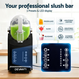 Slushie Machine | 1.8L | Frozen Drinks Maker | Black