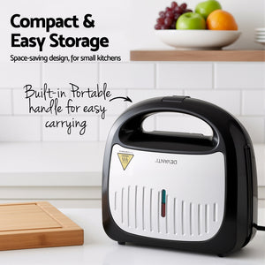 Sandwich Press | 3-in-1 | Waffle + Panini + Grill | 850W