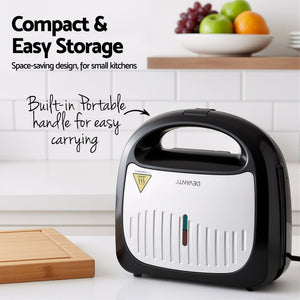 Sandwich Press | 3-in-1 | Waffle + Panini + Grill | 850W