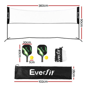 Everfit Net Set | 3.6M | Badminton, Tennis, Volleyball | Adjustable Height