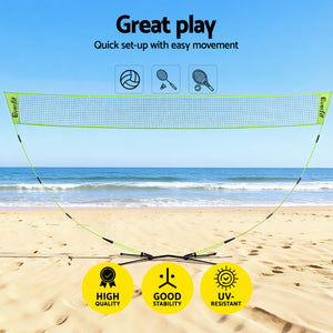 Sports Net | 3m | Badminton Tennis Volleyball | Portable | Yellow