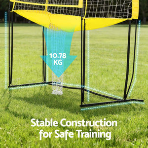 Freestanding Volleyball Net | 8ft | Adjustable Height | Includes Ball + Bag (Version A)