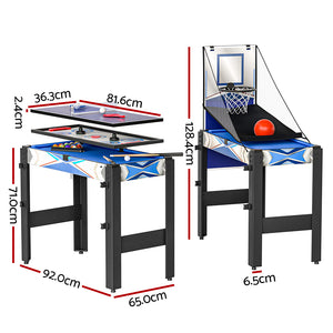 5-In-1 Game Table | Pool Table | Tennis | Air Hockey | Basketball | Arcade Gift