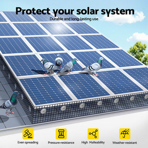 Solar Panel Bird Guard Mesh | 20cm x 30m Roll | PVC Coated | Rust Proof Critter Guard
