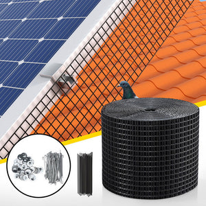 Solar Panel Bird Guard Mesh | 20cm x 30m Roll | PVC Coated | Rust Proof Critter Guard