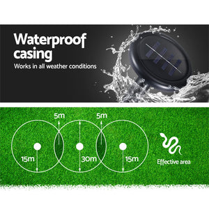 Gardeon Snake Repeller | 6X Ultrasonic | Solar Powered