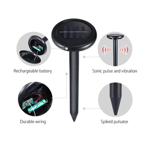 Snake Repeller | 8X Ultrasonic Solar Powered Pest Control