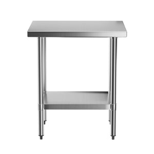 Cefito Stainless Steel Kitchen Bench | Work Table | 610x760mm | 430 Grade