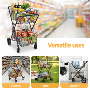 Foldable Shopping Trolley | Portable Cart