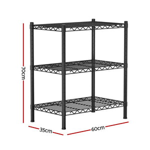 Shelving Unit | 3 Tier | Adjustable Steel Storage Rack