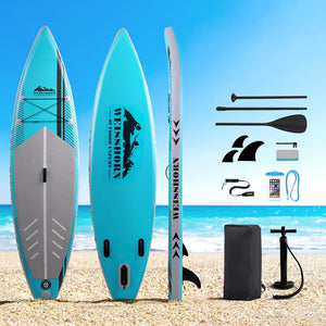 Stand Up Paddle Board | 10.5ft Inflatable SUP, Paddleboard & Kayak | Green
