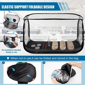 Large Still Air Box Mushroom Grow Tent | 38×20×25 Inch Workstation Flow Hood | For Mycology, Agar & Mushroom Grow Bags