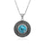 Turquoise Boho Goddess Pendant Necklace | 925 Silver
