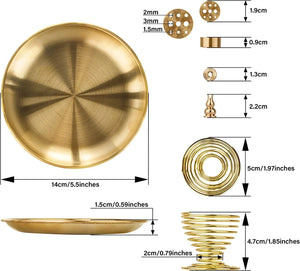 Brass Incense + Smudge + Palo Santo Burner | 5 in 1 Design