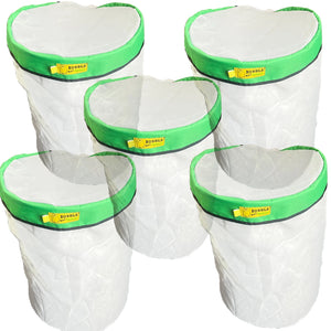 20 Gallon All-Mesh Bubble Bag | 220 Micron | Zipper Material Bag for Washing Machines | 40x60cm