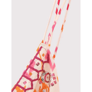 Women's Pink Bohemian Sleeveless Spaghetti Strap Vneck Top | XS - L