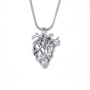 Eternity Keepsake Urn Necklace | White Gold Plated