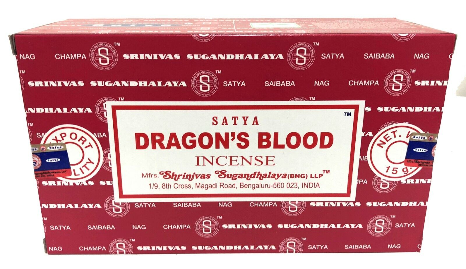 Satya Dragons Blood Incense Sticks - 180 Grams - VFM
