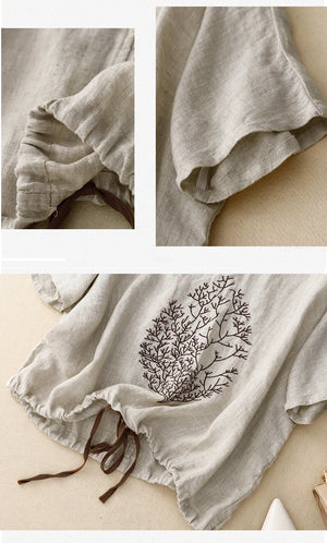 Women's Loose O-Neck Tree Of Life T-shirt | Bohemian Styled | Sizes M-2XL