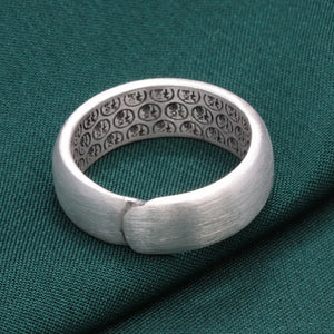 999 Pure Silver Ancient Luck Finger Ring