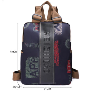 Women's Cool Floral Canvas Back Pack | Various Colours