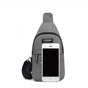 Men’s Waterproof Fanny Pack | Large Capacity | Nylon Canvas Crossbody Shoulder Bag