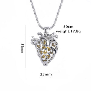 Eternity Keepsake Urn Necklace | White Gold Plated