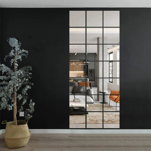 Full Length Mirror Tiles | Unbreakable Mirror + Stick On | 4PCS Set