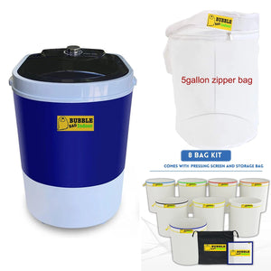 Automatic Bubble Bag Extraction Wash Machine + Mixer