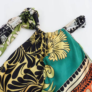 Women's Elegant Bohemian Summer Dress | Neck Mounted Sun Dress | Sizes XS-L