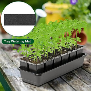 Automatic Plant Watering Capillary Mats | 8 Pack | Reusable Felt Basket Liners
