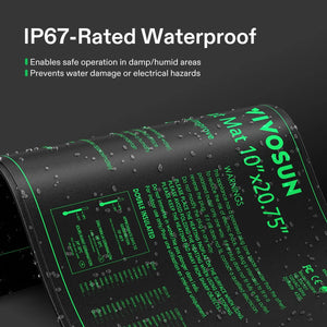 Seedling Heat Mat & Digital Thermostat Combo | 48″ x 20.75″ | Adjustable Temp Control 68–108°F | Waterproof Propagation Mat for Seed Starting & Cloning