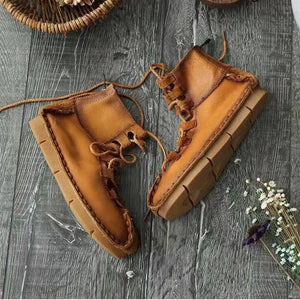 Women's Moccasins | 2cm Genuine Leather Soft Flats Loafers | Retro Designer Summer Shoes | Comfortable & Stylish | Sizes 33-42